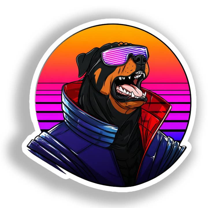 Rottweiler Hund Aufkleber # A018026 für den Großhandel von Yoonek Graphics