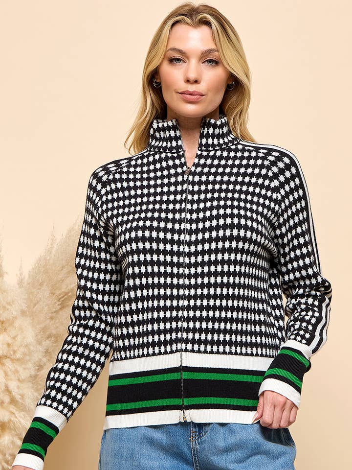 Cezele - Wholesale Knit Sweater - Women's - Zip Up Sweater