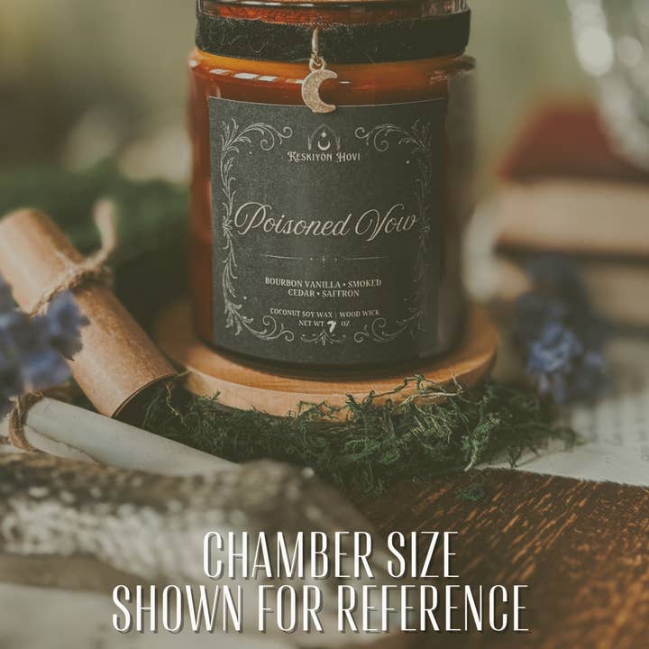 Keskiyön Hovi FKA Midnight Muse Candles - Wholesale Jar/filled candle - Ink & Bloom Literary Candle With Charm - Cherry Blossom2