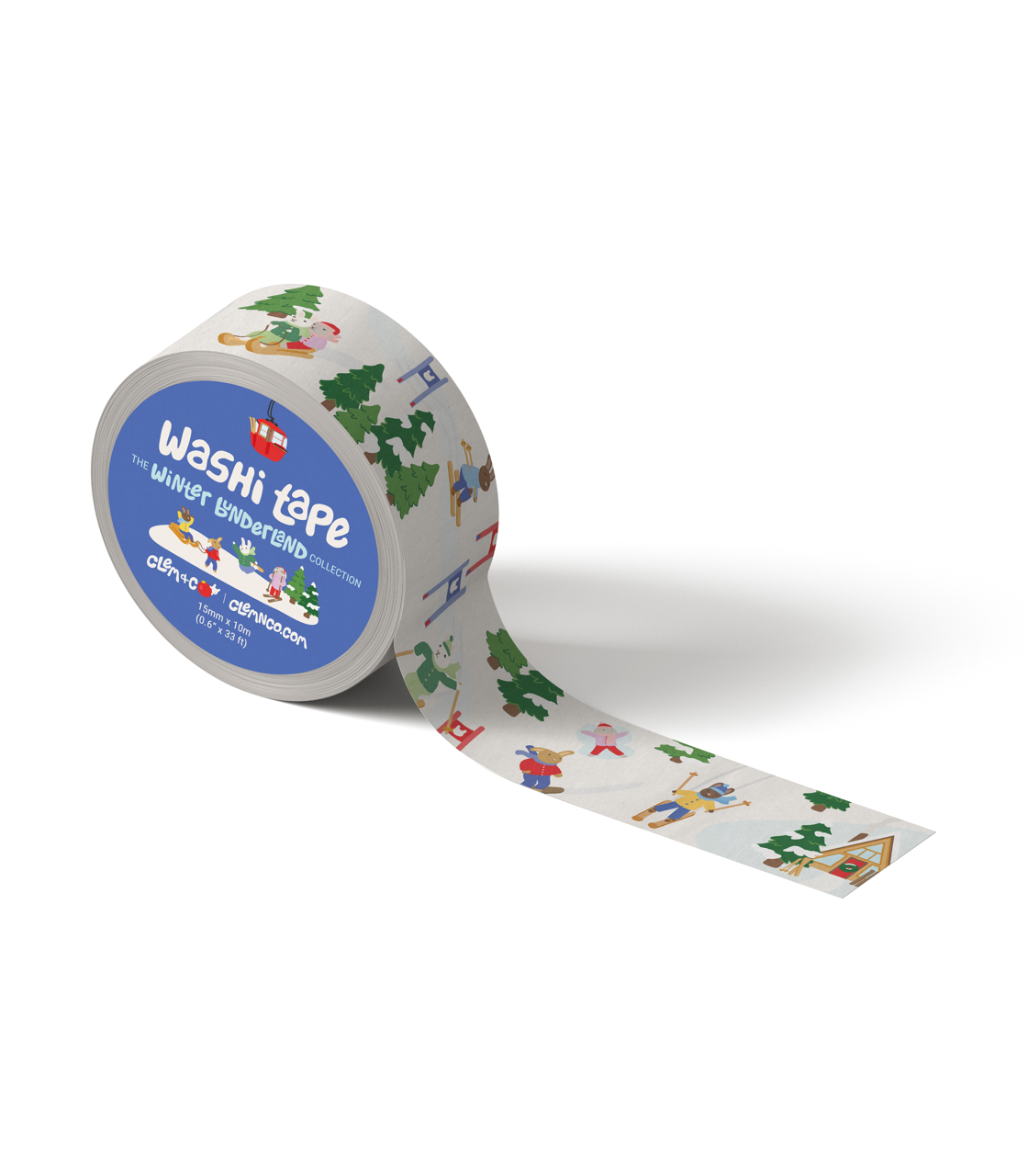 Clem & Co. - Wholesale Washi Tape - Holiday Washi/Paper Tape - Winter Bunderland1