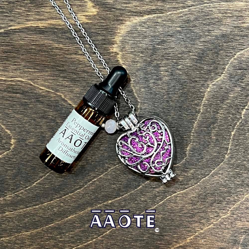 AAOTE - Wholesale Aromatherapy Necklace - Valentine Gift Aromatherapy Diffuser Locket on long chain19