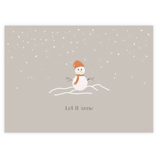 snögubbe | vykort | jul | kartongkort för wholesale av Hey!Cards GmbH & Co. KG