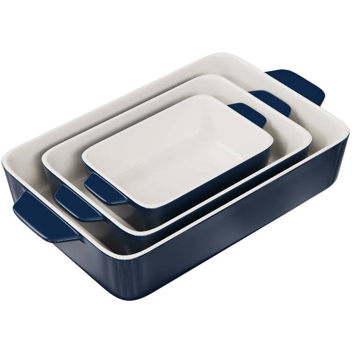 Kook - Wholesale Baking Dish - Kook Ceramic Baking Dishes, Small, Medium, Large, Set of 31