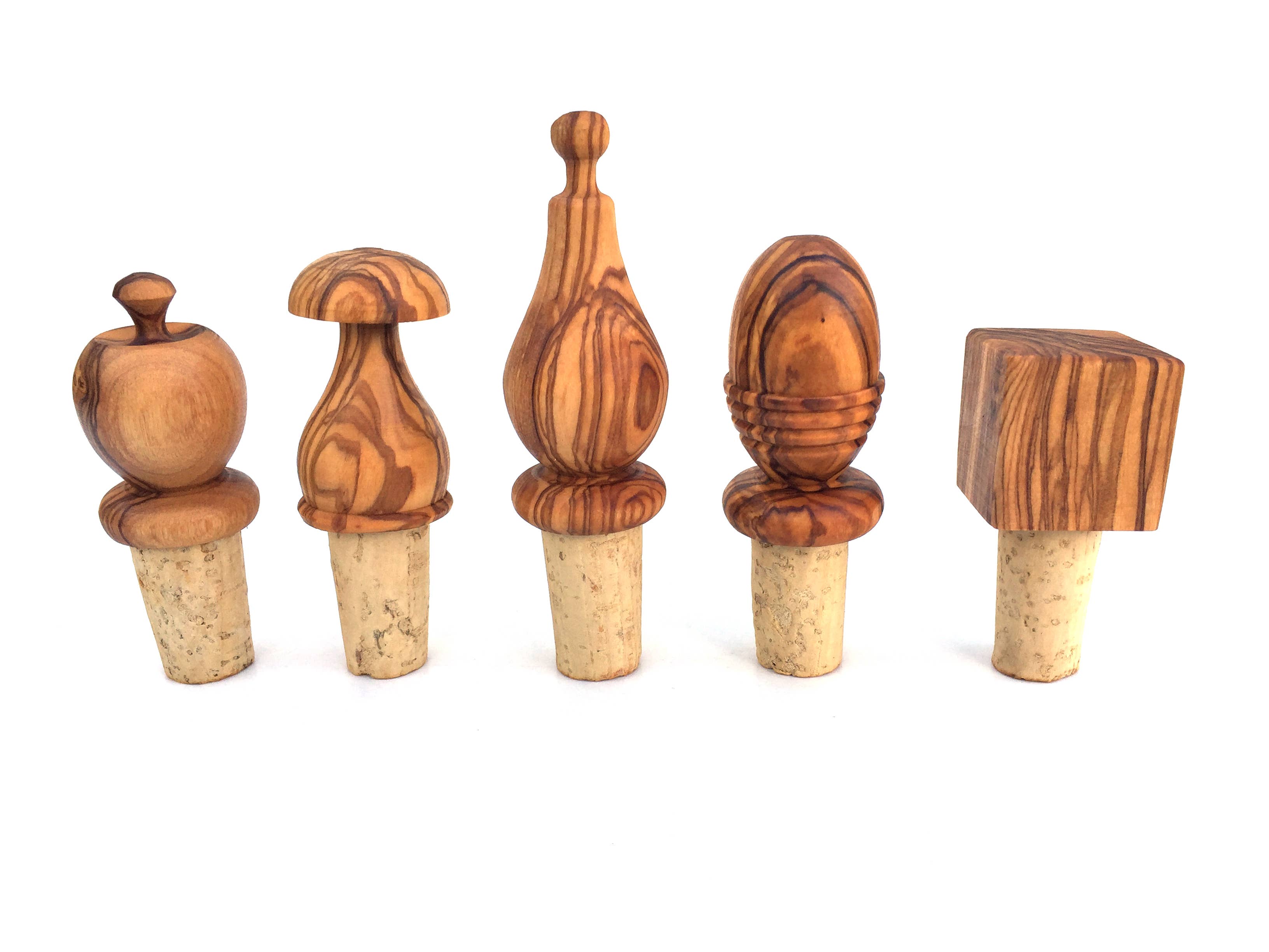 medina mood - Wholesale Wine Stopper - Handmade olive wood bottle stopper5