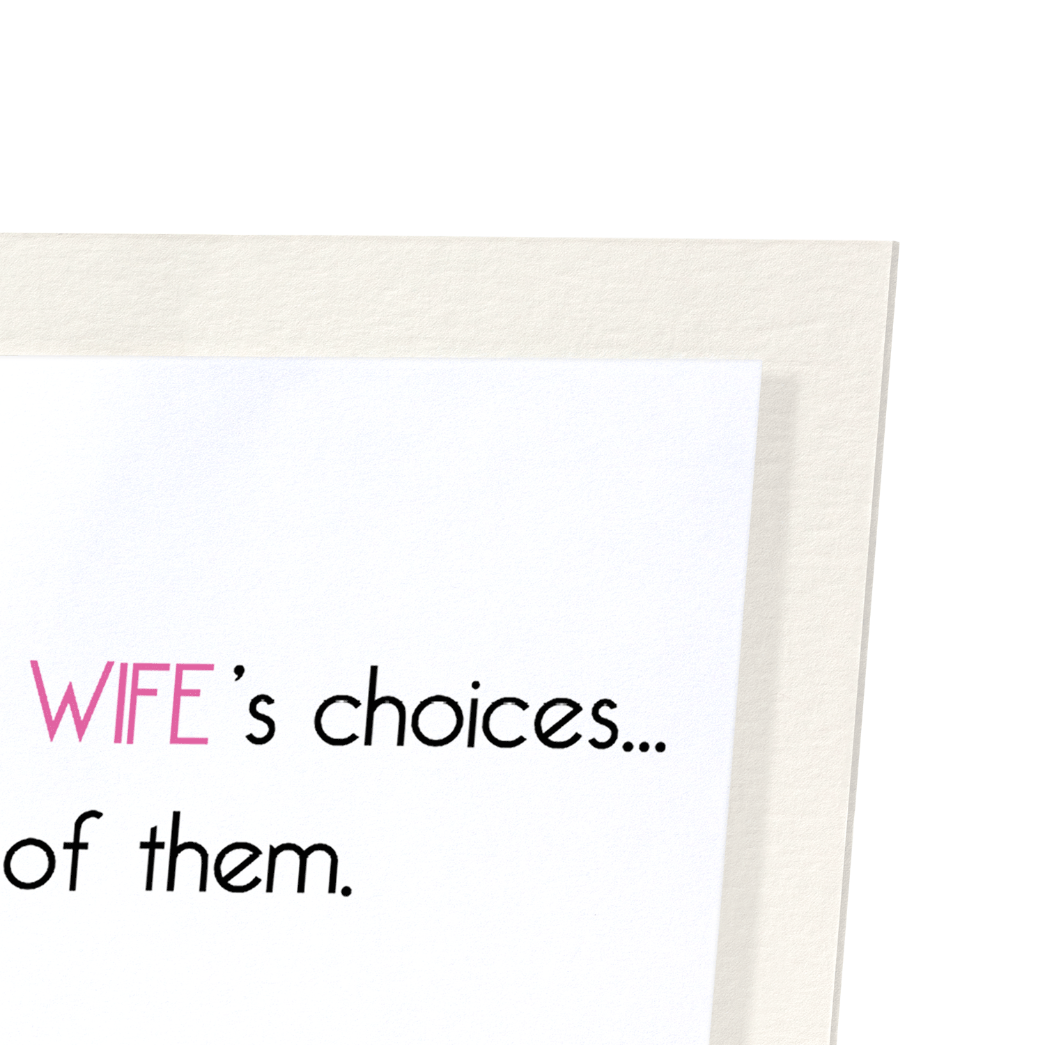 Ezen Trade – wholesale Art print – WIFE'S CHOICES: Art Print1