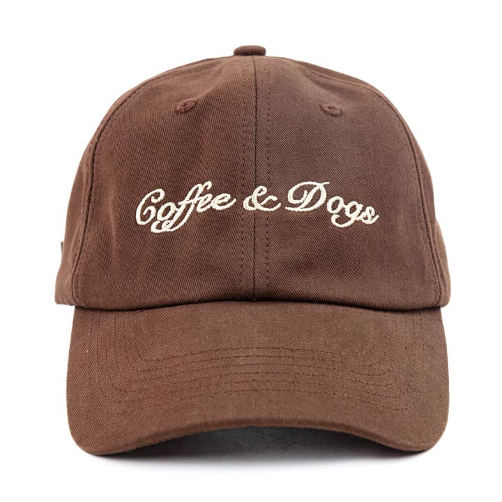 Casquette de baseball « Coffee & Dogs » pour la vente par Pablo & Co. Boutique