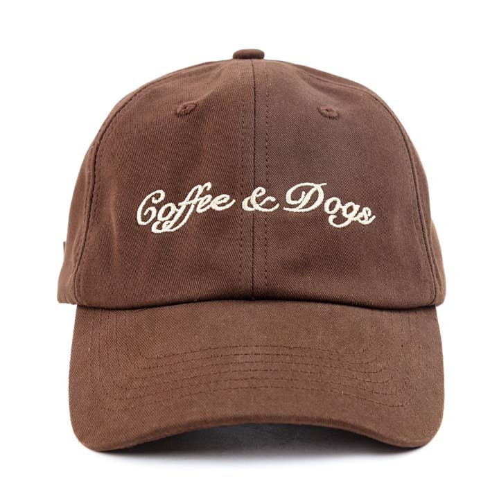 'Coffee & Dogs' Baseball Cap for wholesale by Pablo & Co. Boutique