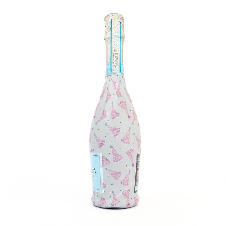 Beau Bottles - Wholesale Wine Gift Bag - Beau Bottles Pastel Birthday Party Hats - Prosecco Collection1
