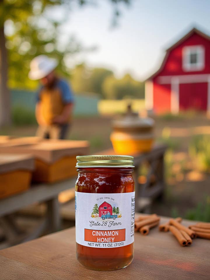 Kanelhonning - 11 oz for engroshandel hos State 28 Farm