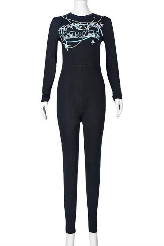 BLK combinaison graphique à design métallique en vente sur Faire3