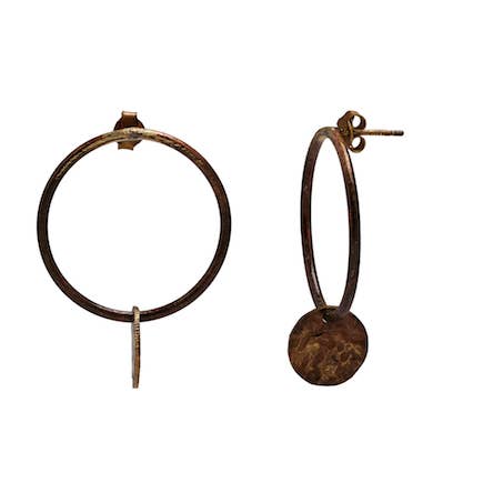 Dekko Trading - Wholesale Hangende/ronde oorbellen - Oorbellen over de maan2