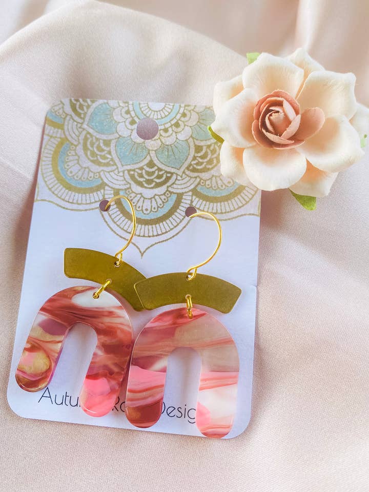 Boho akryl örhängen 7 för wholesale av Autumn Rose Designs