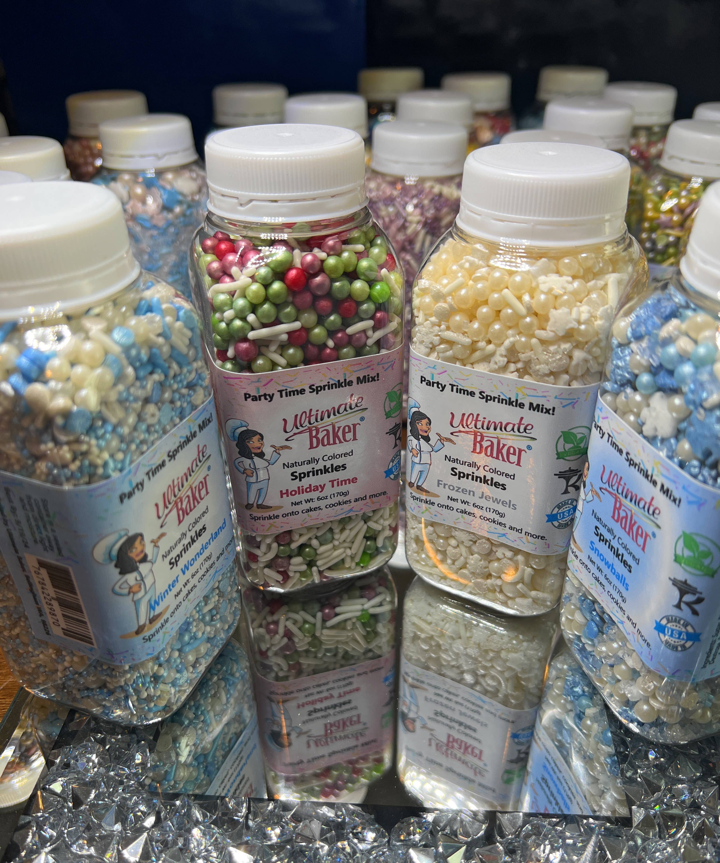 Ultimate Baker - Wholesale Sprinkles - Ultimate Baker Sprinkles Pinks Mix (6oz Retail)3