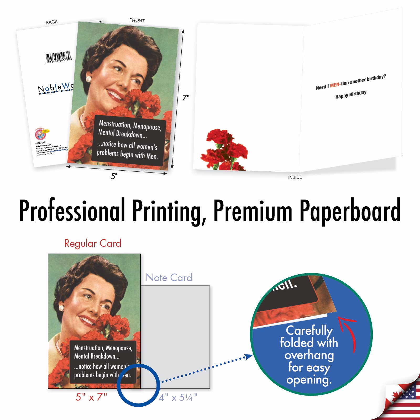 NobleWorks - Wholesale Birthday Card - Birthday Card  - Problems With Men3