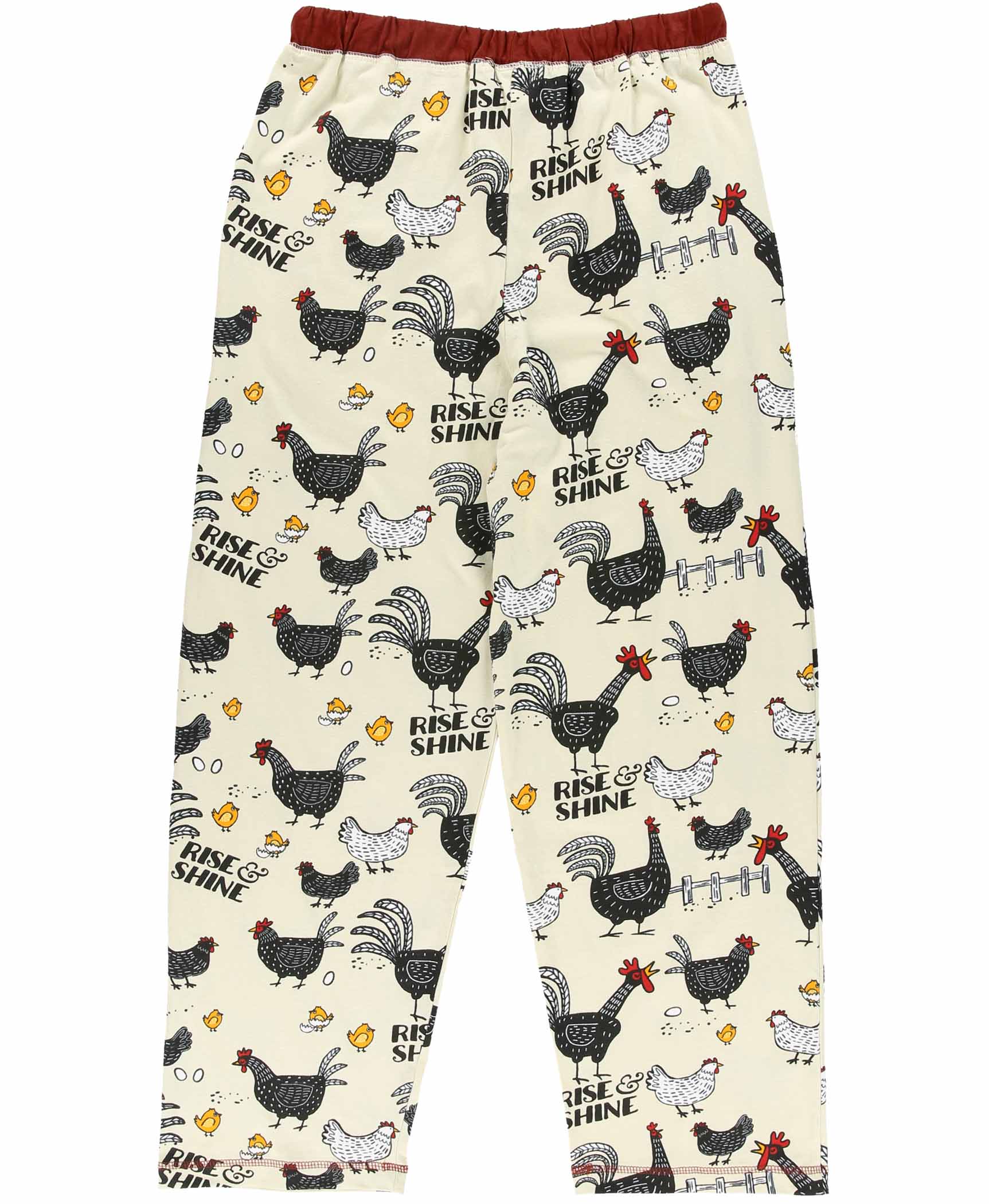 Lazy One - Vente Bas de pyjama – femme - Pantalon de pyjama pour femme Rise & Shine Chicken1