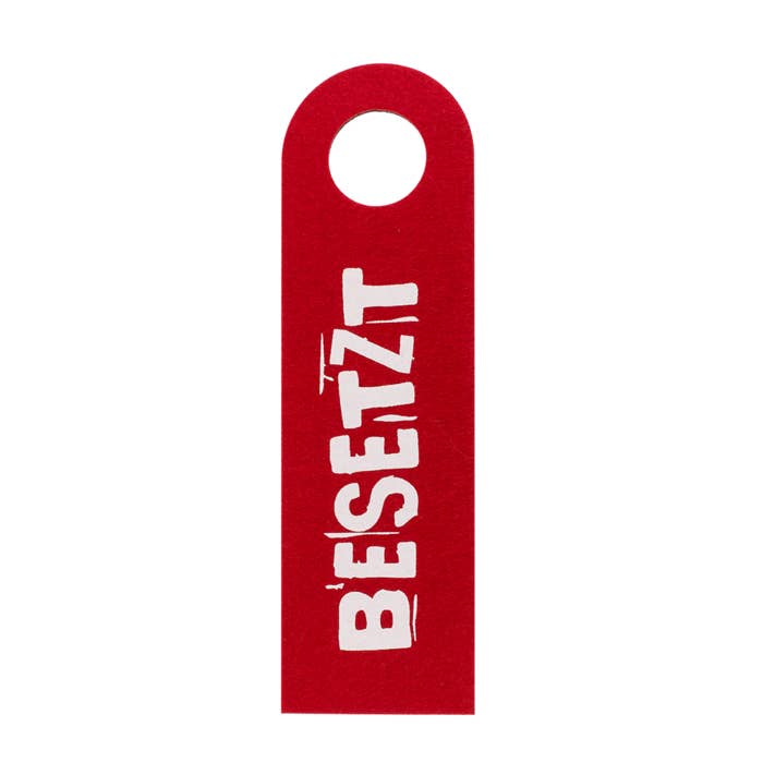 Out of the blue KG - Wholesale Door Sign - Felt door sign with German lettering,3