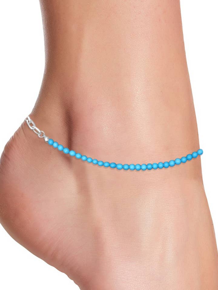 Bracelet de cheville Mesa Turquoise - SF pour la vente par Zoey Simmons