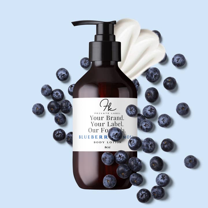 Hand-/lichaamslotion Blueberry Mimosa voor wholesale door FK Private Label Labs