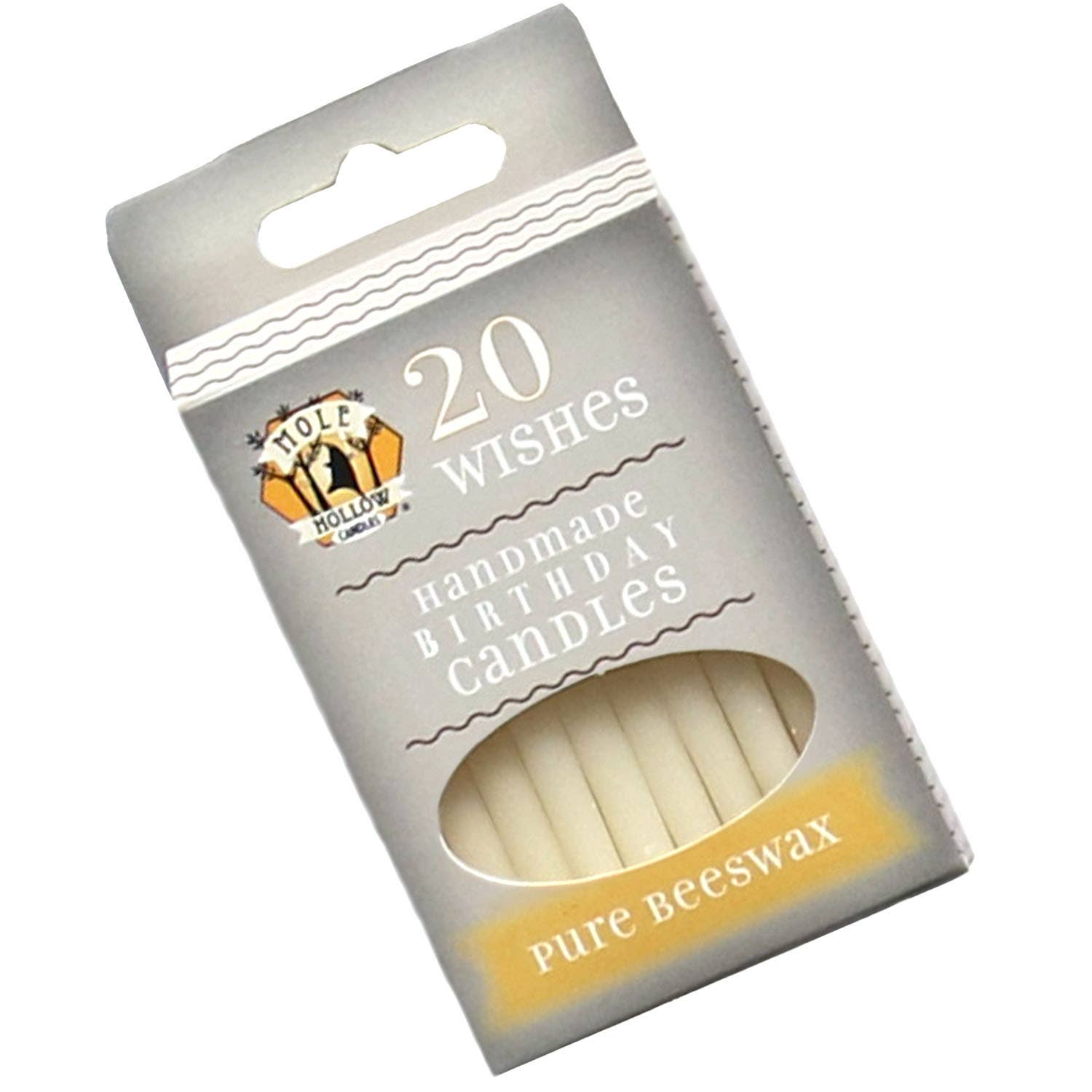 Mole Hollow Candles - Wholesale Cake Candle - Pure Beeswax Birthday Candles with 100% Cotton Wicks2