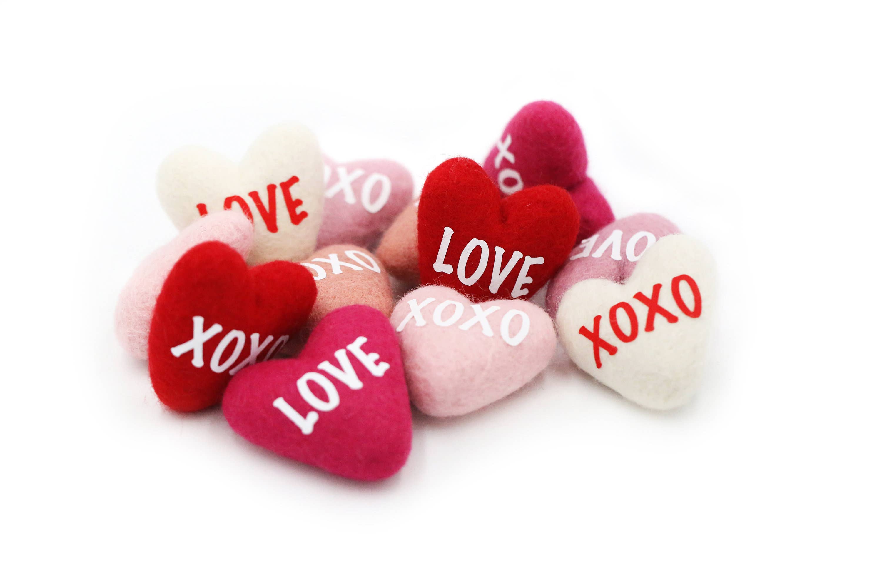 The Felt Pod – wholesale DIY craft kit – Felt Hearts 6 cm and 9 cm5