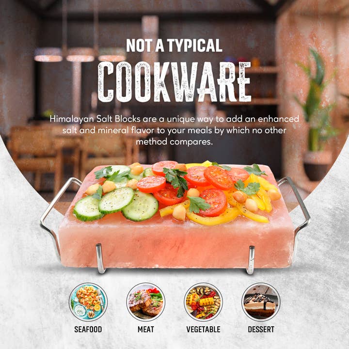 UMAID PRODUCTS - Wholesale Cutting Board - Natural Himalayan Salt Block Cooking Plate