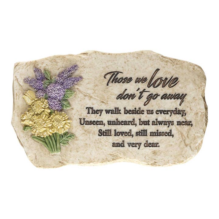 Magnolia - Wholesale Plaque - Garden Stone Those We Love Resin