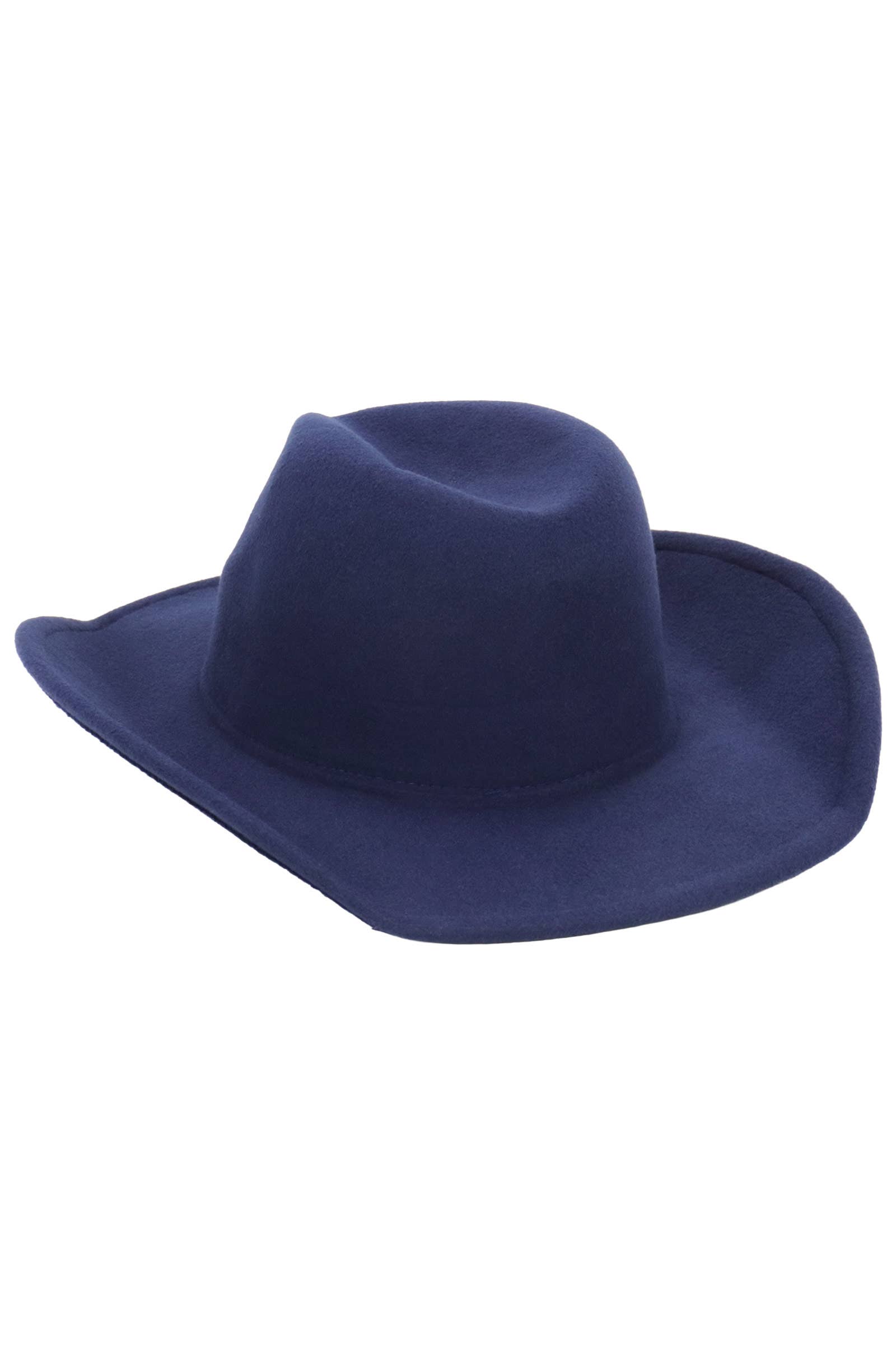 Cap Zone – Großhandel Cowboyhut – Unisex – Solider, einfarbiger Cowboyhut mit breiter Krempe aus Kunstfilz9