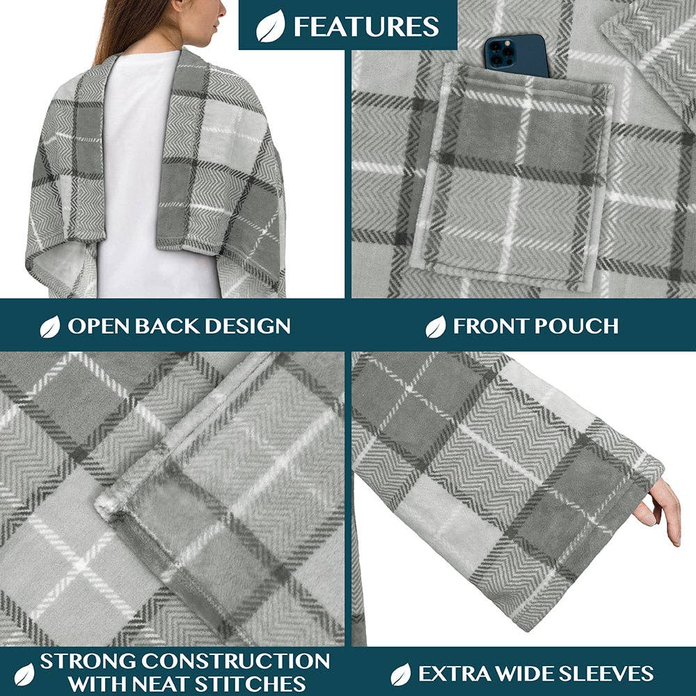 Pavilia - Vendita all'ingrosso Plaid - Coperta con maniche - Tasca applicata66