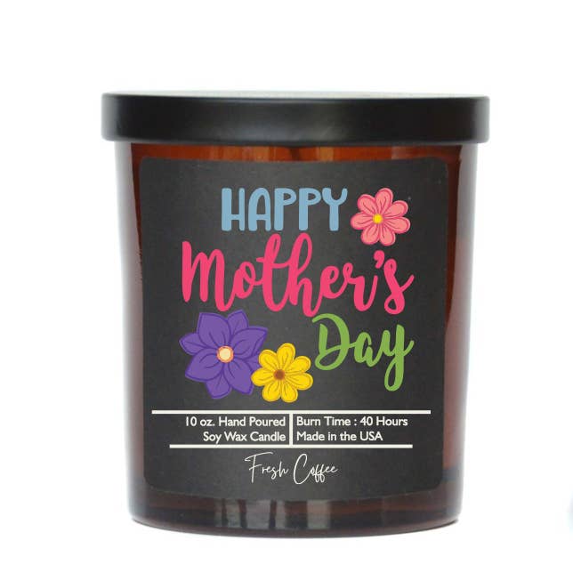 Happy Mothers Day Candle - Soy Wax Candles - Spring Decor for wholesale by Driftless Studios