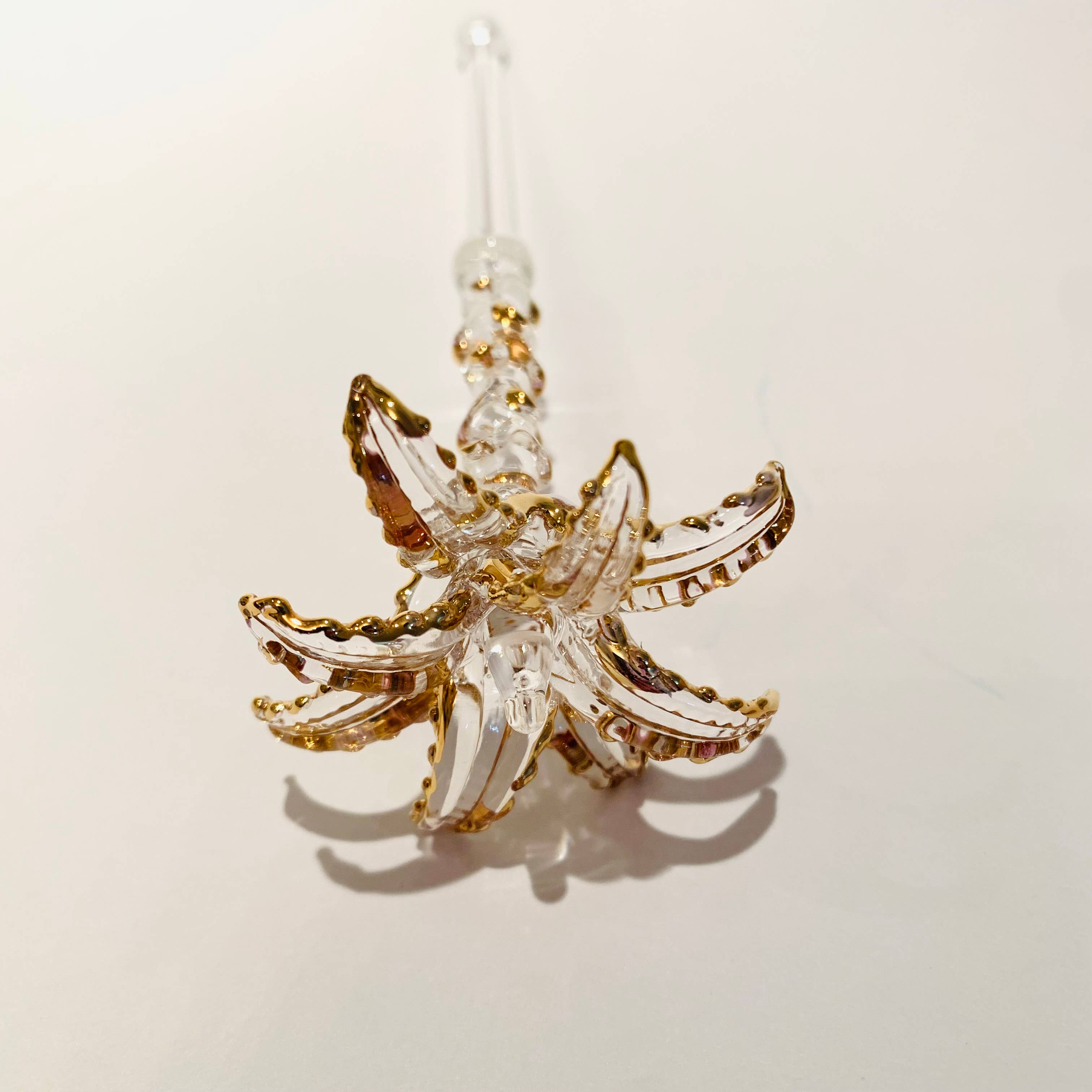 Dandarah – Großhandel Cocktailstäbchen – Handgefertigter Cocktail-Rührstab aus Glas mit goldbemalter Palme5