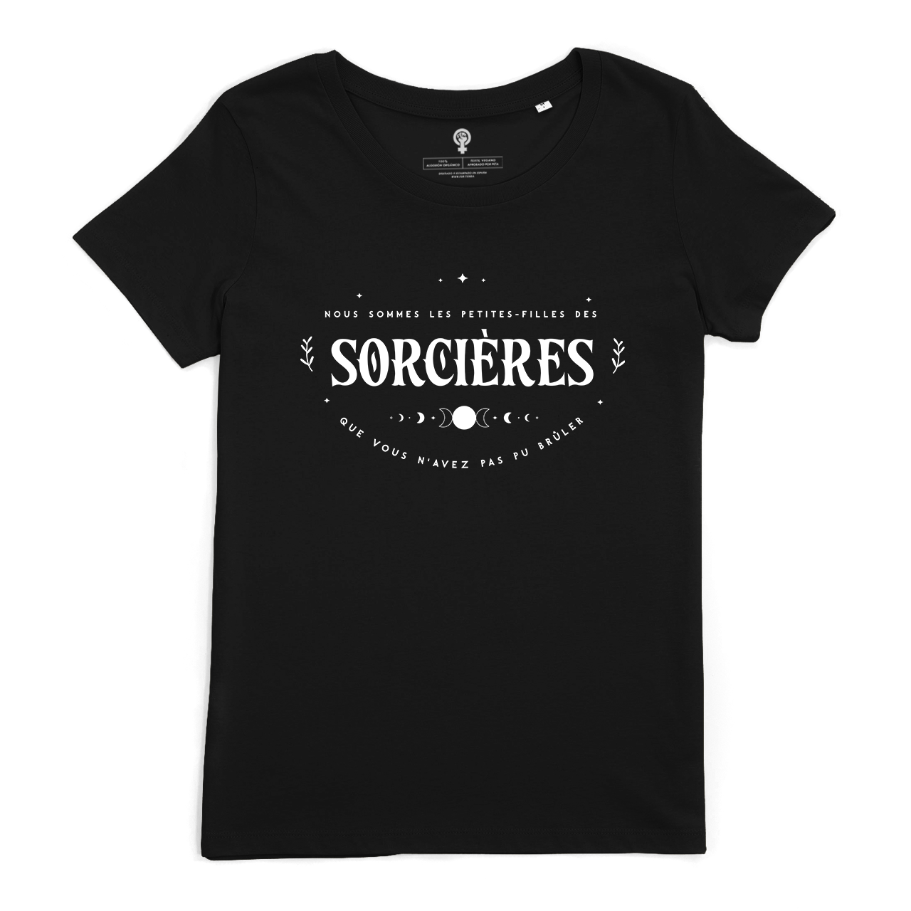 Black Nous sommes les petites-filles des sorcieres 🌙💜 for wholesale on Faire0