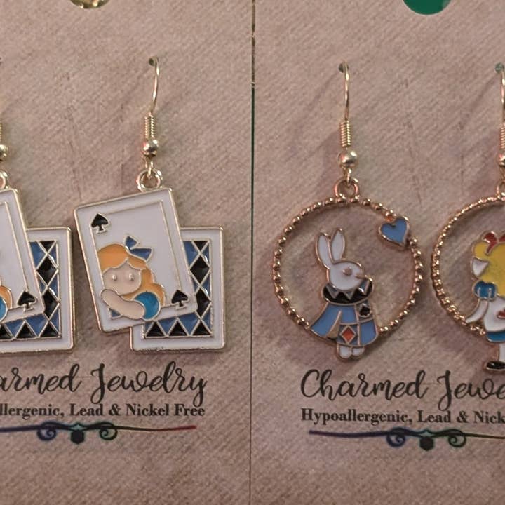 Con-Quest Crafts - Wholesale Dangle Earrings - Wonderland Jewelry Inspired by the Timeless Cartoon9