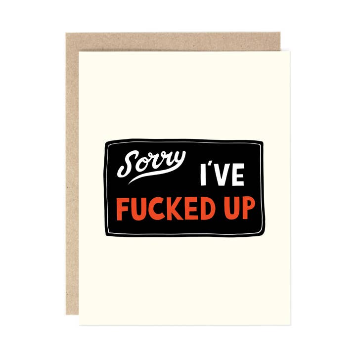 I'm Sorry I've Fucked Up for wholesale by Drawn Goods
