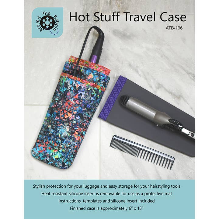Around the Bobbin - Wholesale Craft Supplies - Hot Stuff Travel Case | Sewing Pattern + Silicone1