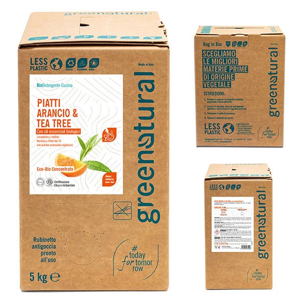 ORANGE & TEA TREE plates - GREENATURAL 5kg BAG for wholesale by GREENATURAL