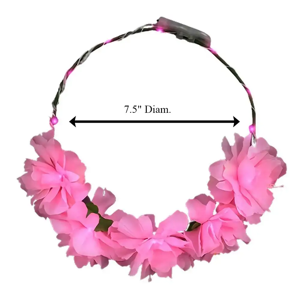 Blinkee.com, LLC - Wholesale Party Hat/Crown - Light Up Perfect Infinite Pink Fairy Halo Crown4