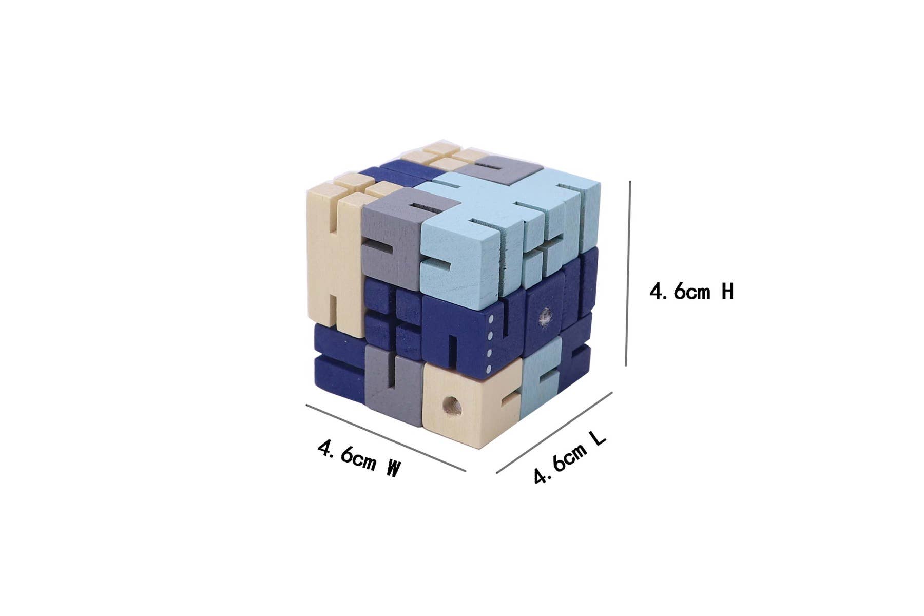 ToysLink - Wholesale Wood toy – Child - Wooden Twist and Lock Robot3