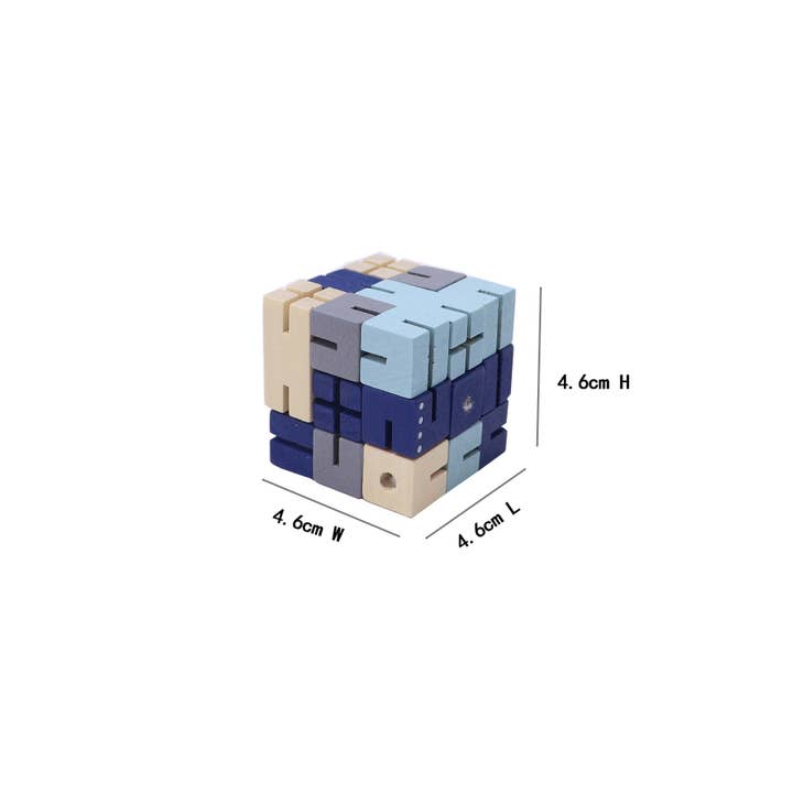 ToysLink - Wholesale Wood Toy - Kids - Wooden Twist and Lock Robot3