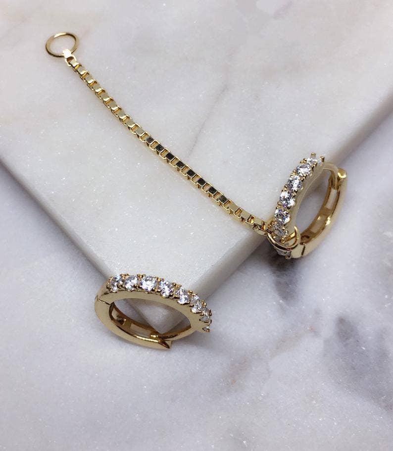 FALA - Venta al por mayor Pendientes colgantes - PENDIENTES DE CADENA DE ARO1