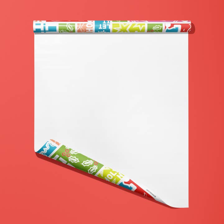 MASU - Wholesale Flat Wrap - Oh What Fun Christmas Wonderland Recycled Wrapping Paper5