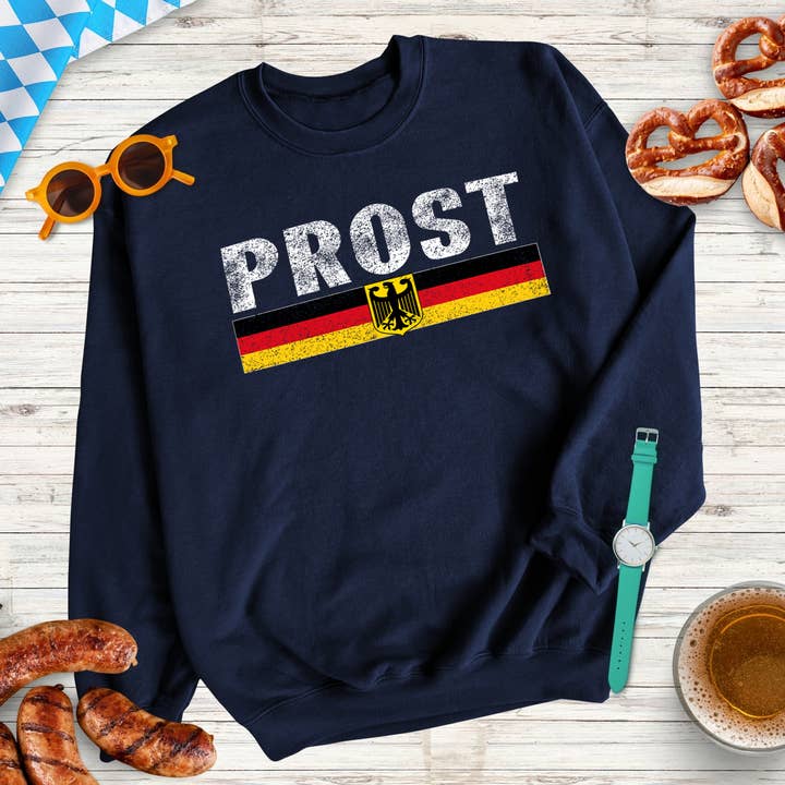 Vivtrek - Wholesale Graphic Sweatshirt - Unisex - Funny Oktoberfest Prost Sweatshirt, Oktoberfest Party Tshirt2