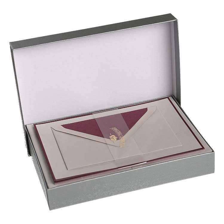 Royal Posthumus - Venta al por mayor Conjunto de papelería y tarjetas - Royal Posthumus Crown Mill | 25 hojas membretadas y sobres A5 con bordes y forro de color16