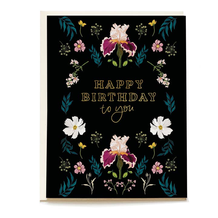 Biglietto di auguri di compleanno Botanica per la vendita all'ingrosso da parte di Pen + Pillar