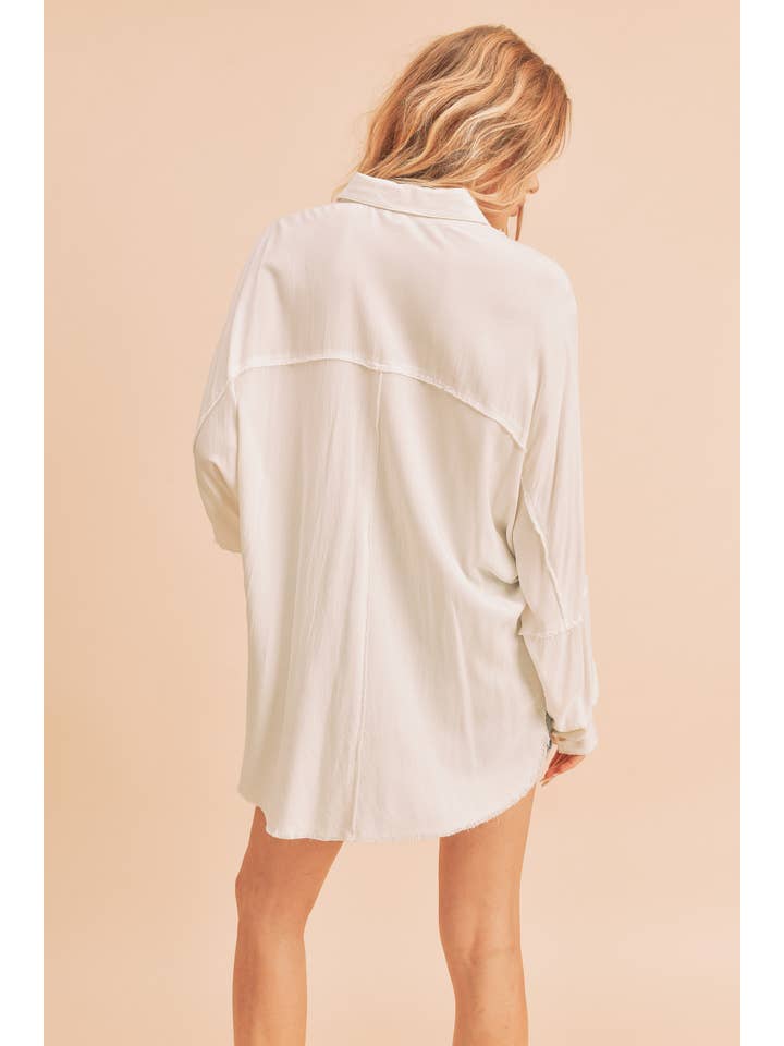 AEMI + CO - Wholesale Button Down Shirt - Women's - 879AK Delilah Shirt