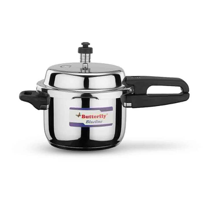 Butterfly Blueline Stainless Steel 3 Litres Pressure Cooker UK for wholesale by Ignite Cookware Ltd