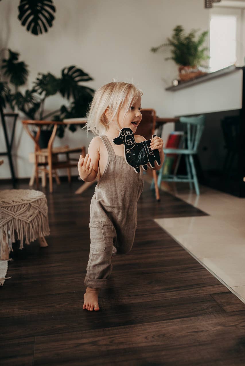 milin - Vente Tableau noir - Enfant et bébé - Caniche, tableau à craie en forme d'animal/avec craie2