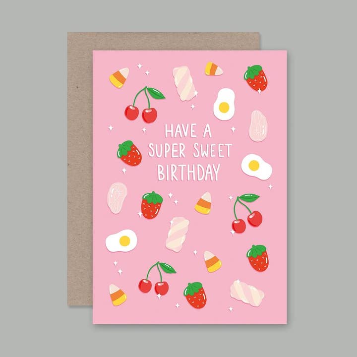 SWEET BIRTHDAY card for wholesale by AHD Paper Co