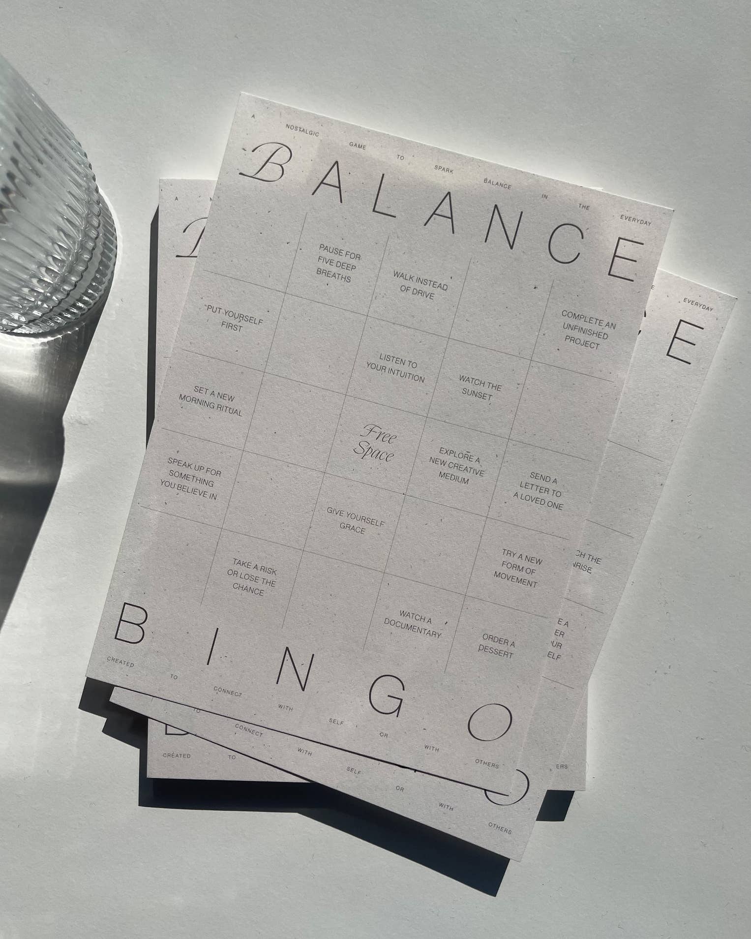 Wilde House Paper – Großhandel Notizblöcke – Balance Bingo Pad1