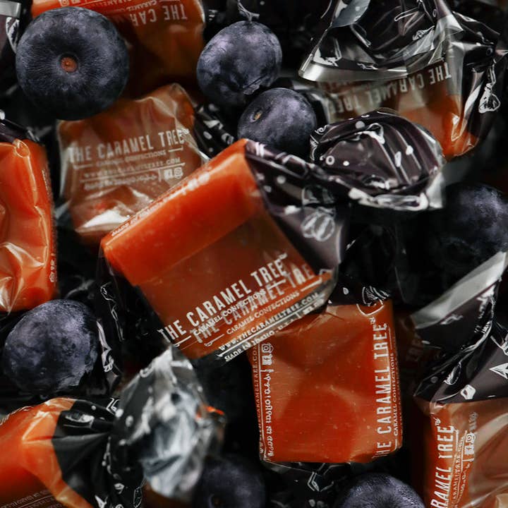 The Caramel Tree® - Wholesale Caramel - Huckleberry Caramel Pouch 7.6oz
