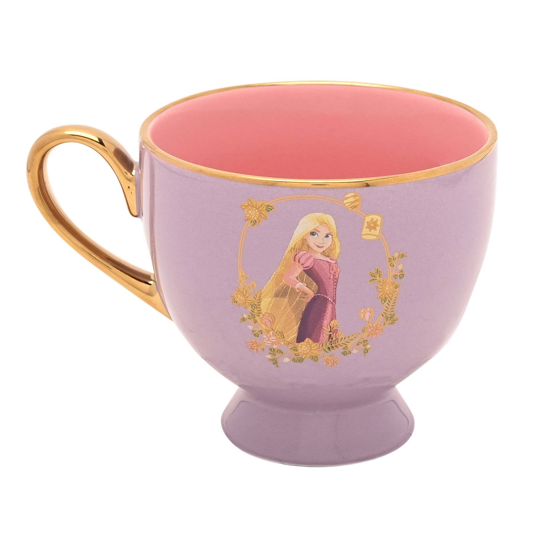 WIDDOP and Co. - Wholesale Drinking Glass/Cup - Disney Pastel Princess Tea Cup & Saucer - Rapunzel2